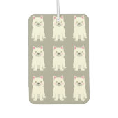 Cute Cheeks French Bulldog カーエアーフレッシュナー (正面)