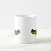 Cute & Cheerful Crocodile Coffee Mug | Happy Croc  コーヒーマグカップ (中央)