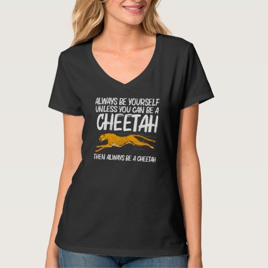Cute Cheetah For Men Women African Safari Wildlife Tシャツ (正面)