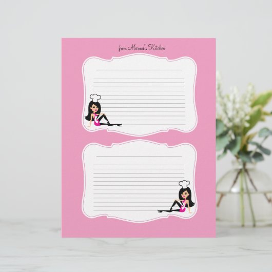 Cute Chef Artレシピページfor Binders #2 (スタンド正面)