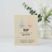 Cute Chemistry Response Card 出欠カード (スタンド正面)