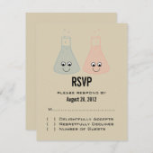 Cute Chemistry Response Card 出欠カード (正面/裏面)