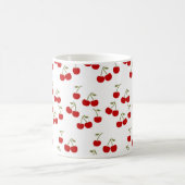 Cute Cherries Pattern コーヒーマグカップ (中央)