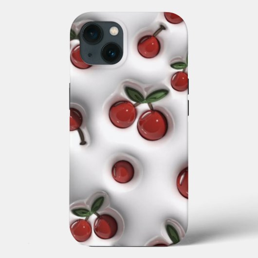 Cute Cherry Aesthetic Phone Case 🍒✨ Case-Mate iPhoneケース (裏面)