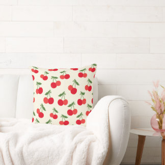 “Cute Cherry Aesthetic Pillow 🍒✨ | home decor クッション