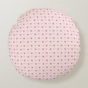 Cute Cherry Blossom Ribbon Design ラウンドクッション