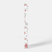 Cute Cherry iPhone 14 Case with Hearts & Bows iPhoneケース (左側面)