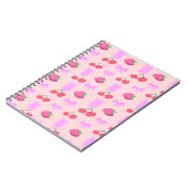 Cute cherry notebook ノートブック (左側)