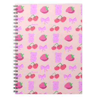 Cute cherry notebook ノートブック