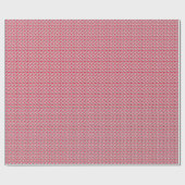 Cute Cherry Pattern Aesthetic | Red Cherry Seamles ラッピングペーパー (フラット)