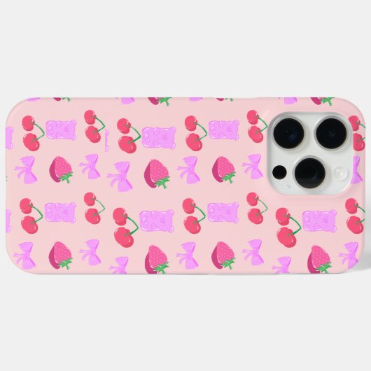 Cute cherry phone case Case-Mate iPhoneケース (裏面 (横))