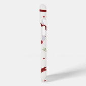 Cute Cherry & Red Ribbon Pattern Phone Case Case-Mate iPhoneケース (裏面 / 左)