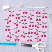 Cute Cherry Tissue Paper 薄葉紙 (クラフト)
