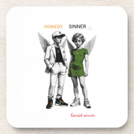 Cute Cherub Angels  Hard plastic coaster コースター