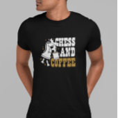 Cute Chess and Coffee Chess Lover Knight Art Tシャツ