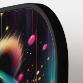 Cute Chibi Panda Customizable ピックルボールラケット (左詳細)