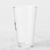 Cute Chibi Sloth Workout � Funny Kawaii Gym Animal タンブラーグラス (左)