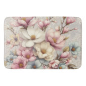 Cute chic girly floral and lace バスマット (正面)