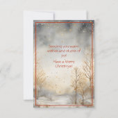 Cute Chick Christmas  カード (裏面)