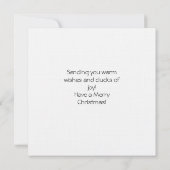 Cute Chick Christmas  カード (裏面)