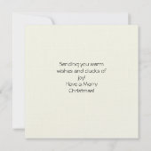 Cute Chick Christmas  カード (裏面)