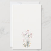 Cute Chick Farm Floral Advice For Mum Baby Shower (裏面)