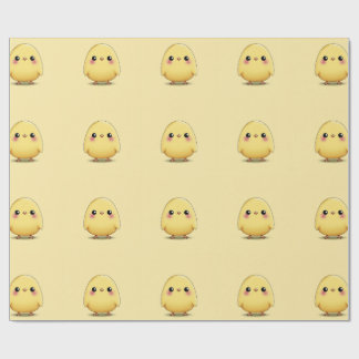 Cute Chick Wrapping Paper Adorable Baby Chick Gift ラッピングペーパー