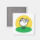 Cute Chicken マグネット (正面/裏面)