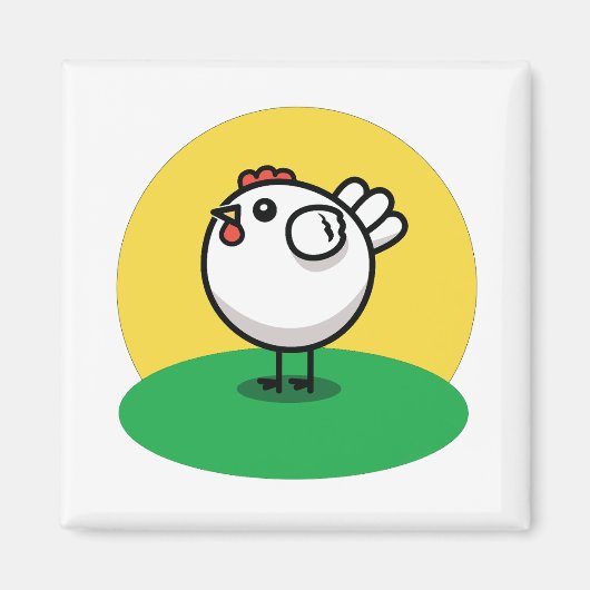 Cute Chicken マグネット (正面)