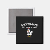 Cute Chicken Game Don't Look At The Chicken Funny  マグネット (正面/裏面)