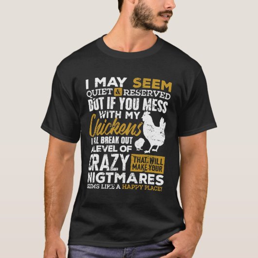 Cute Chicken Lover Farmer Tシャツ (正面)