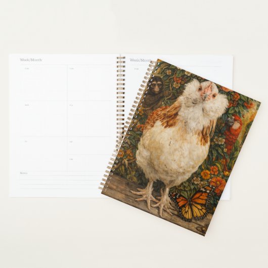 Cute Chicken Small Spiral Planner プランナー手帳 (ディスプレー)