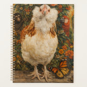 Cute Chicken Small Spiral Planner プランナー手帳 (正面)