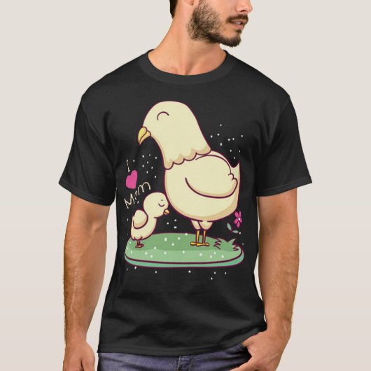 Cute chicken tシャツ (正面)