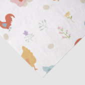 Cute Chickens Hens and Baby Chicks 薄葉紙 (詳細)