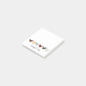 cute chickens in a row ポストイット (アングル)