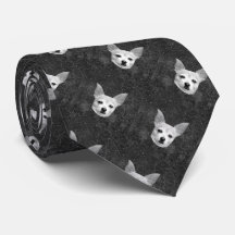 Cute Chihuahua Dog Black And White Pattern