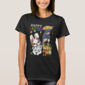 Cute Chihuahua Dogs With Easter Egg Basket Easter Tシャツ (正面)