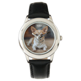 Cute Chihuahua Kid's Personalized Watch 腕時計
