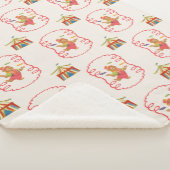 Cute Child Circus Bear Framed Sherpa Blanket シェルパブランケット (3/4)