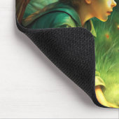 Cute Children in Forest マウスパッド (コーナー)