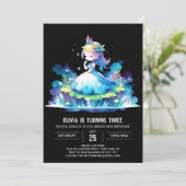 Cute Children Princess Birthday 招待状 (スタンド正面)