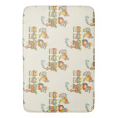 Cute Child's Bird Apple Train Bathmat バスマット (正面縦)