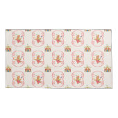 Cute Childs Circus Bear Framed Pillowcase 枕カバー (裏面)