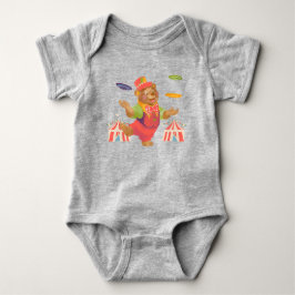 Cute Child's Circus Bear One-Piece Bodysuit ベビーボディスーツ