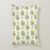 Cute Child's Toy Tea Party Accent Pillow アクセントクッション (正面(垂直))