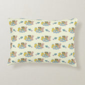 Cute Child's Toy Tea Party Accent Pillow アクセントクッション (裏面)
