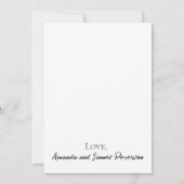 Cute Chipmunkベビー誕生統計のお知らせ 案内状 (裏面)