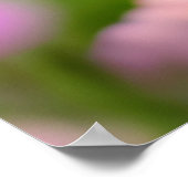 Cute Chipmunk with Flowers ポスター (角)