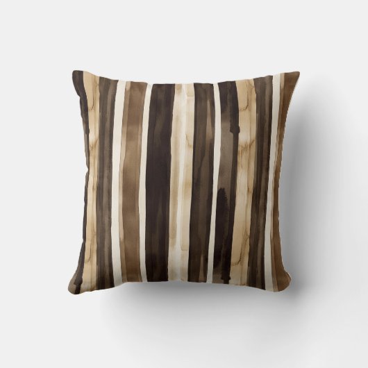 Cute Chocolate Brown Teddy Bear クッション (裏面)